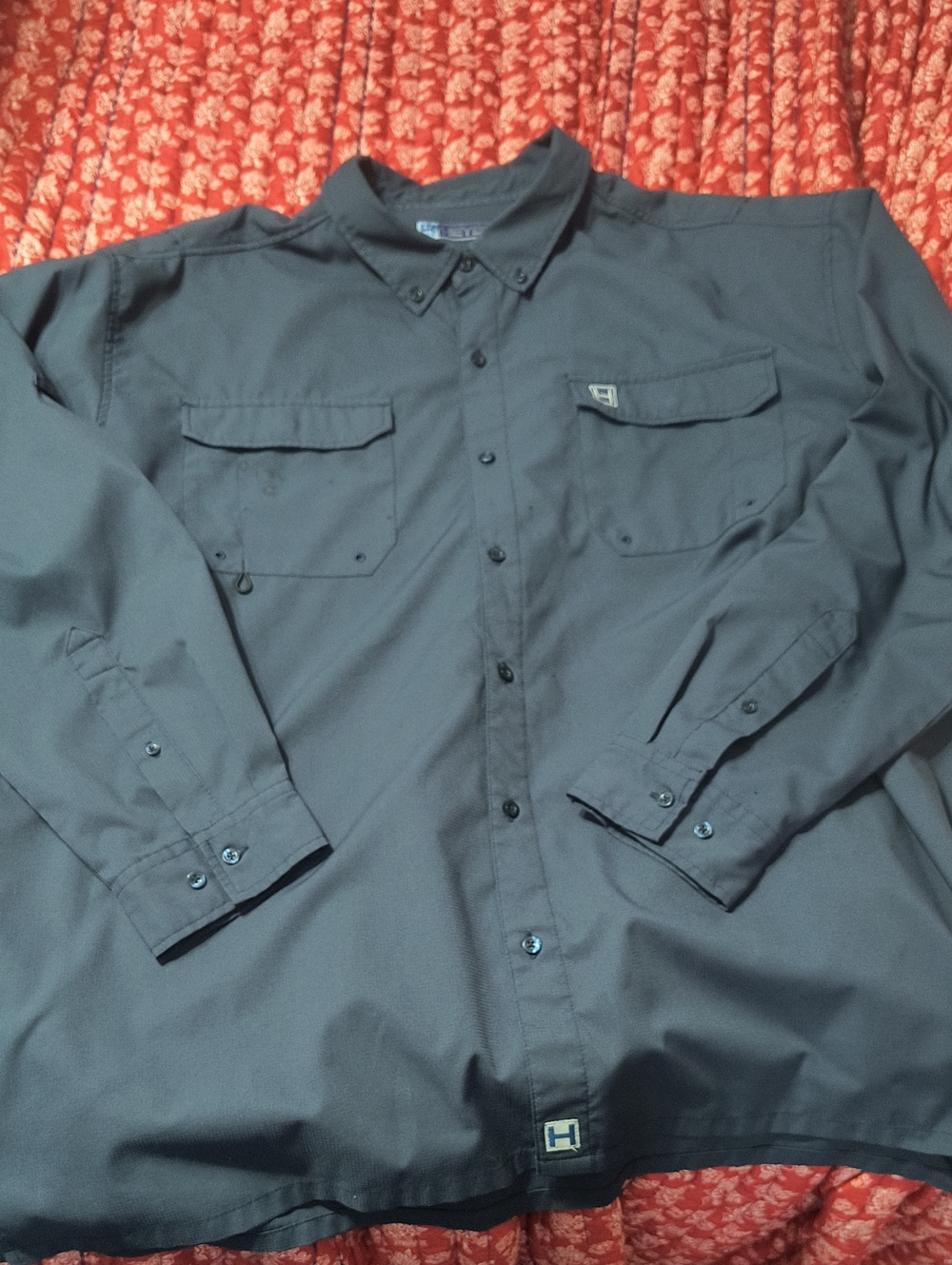 Heybo Men's Button-Down Shirt - Dusty Blue